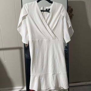 White DKNY dress